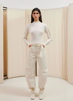 Best PULL-OVER À COL CHEMINÉE SANS COUTURES Femme Maille|Hauts