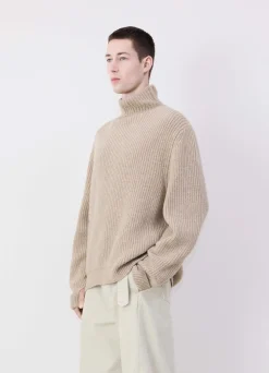 Hot PULL-OVER À COL MONTANT Femme Maille|Maille