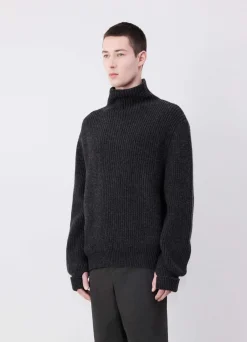 Fashion PULL-OVER À COL MONTANT Femme Maille|Maille