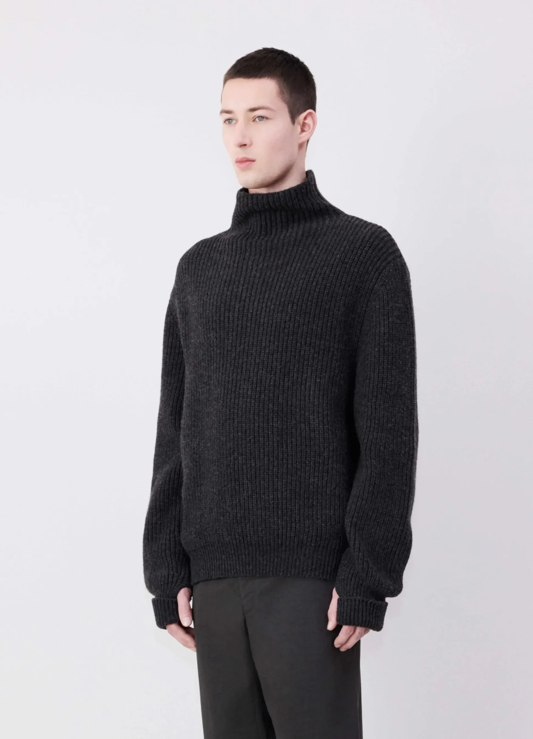 Fashion PULL-OVER À COL MONTANT Femme Maille|Maille
