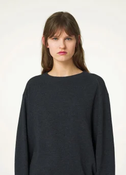 Store PULL-OVER À COL ROND Femme Maille|Hauts
