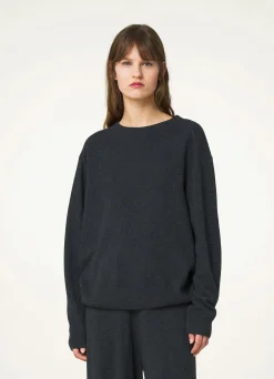 Store PULL-OVER À COL ROND Femme Maille|Hauts