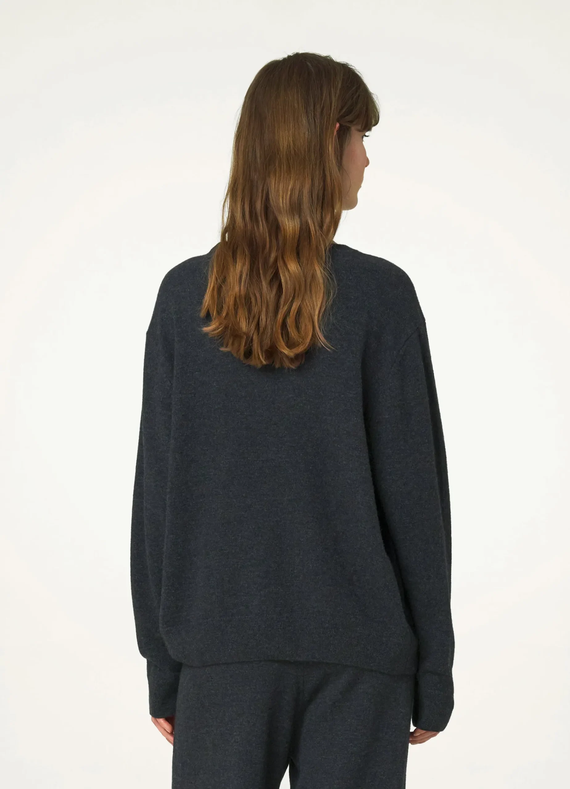 Store PULL-OVER À COL ROND Femme Maille|Hauts