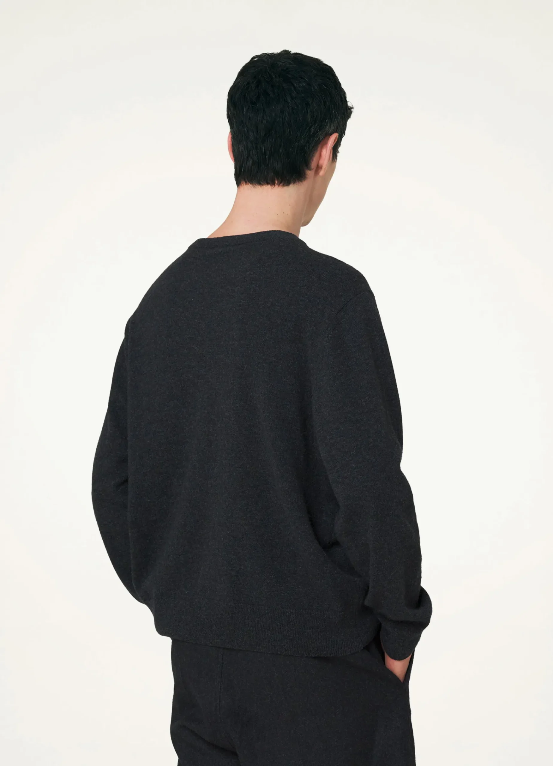 Store PULL-OVER À COL ROND Femme Maille|Hauts