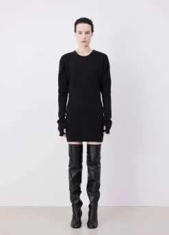 Store ROBE À MANCHES DÉTACHABLES Femme Maille|Hauts