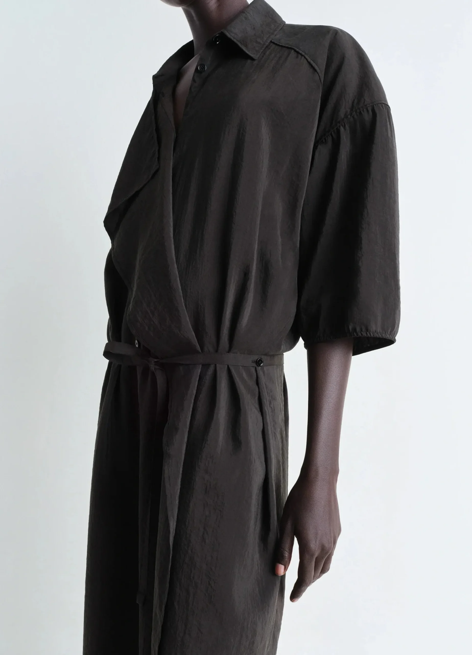 Hot ROBE CHEMISE ASYMÉTRIQUE Femme Robes