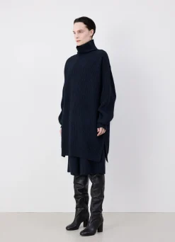 Outlet ROBE MAXI À COL MONTANT Femme Robes