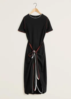 Discount ROBE PORTEFEUILLE À CONTOURS Femme Robes