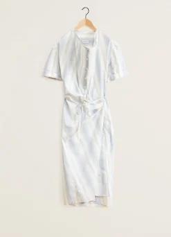 Flash Sale ROBE PORTEFEUILLE À MANCHES COURTES Femme Robes
