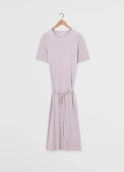 Sale ROBE T-SHIRT CÔTELÉE ET CEINTURÉE Femme Robes