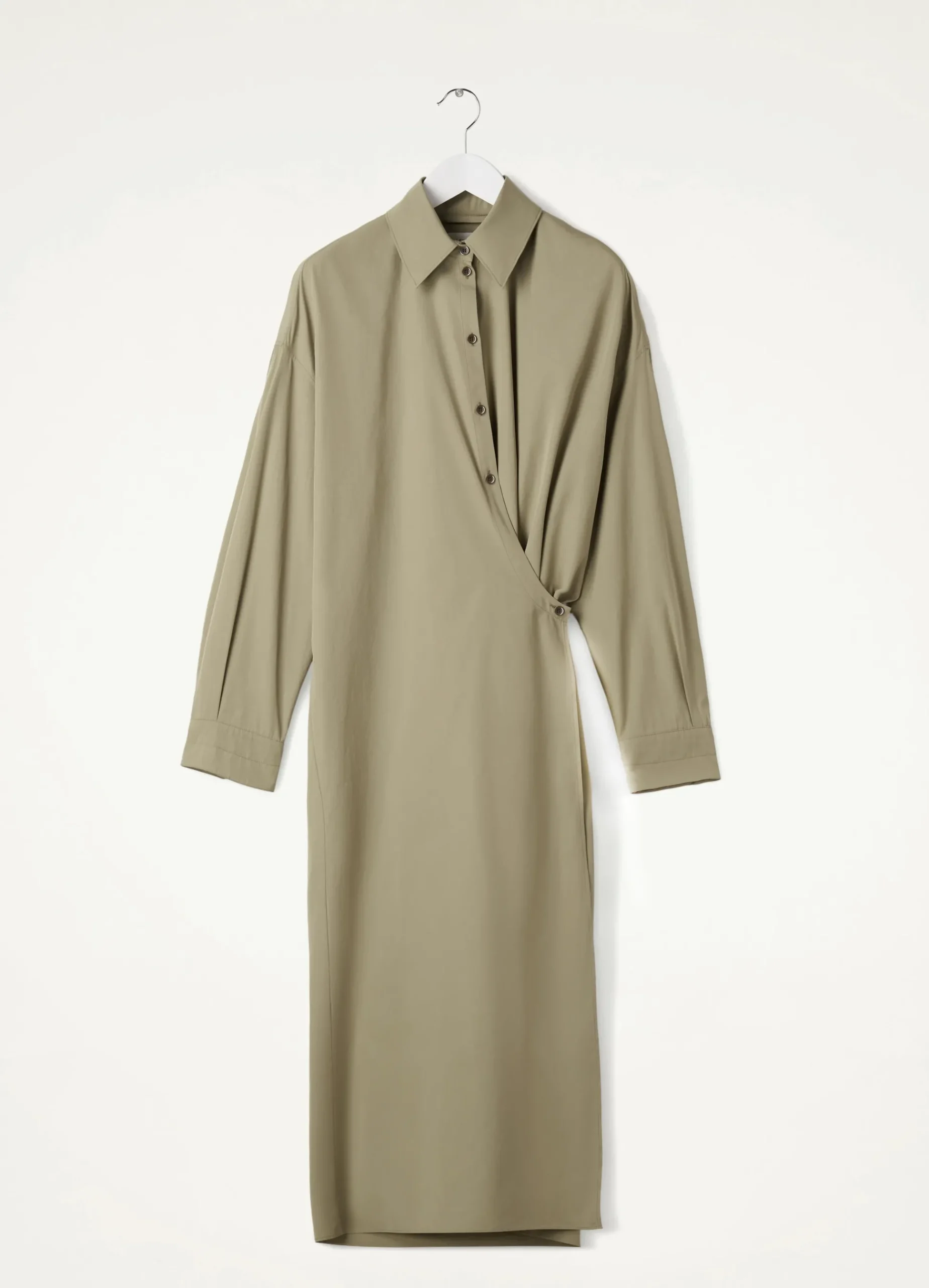 Fashion ROBE TWISTED À COL DROIT Femme Robes