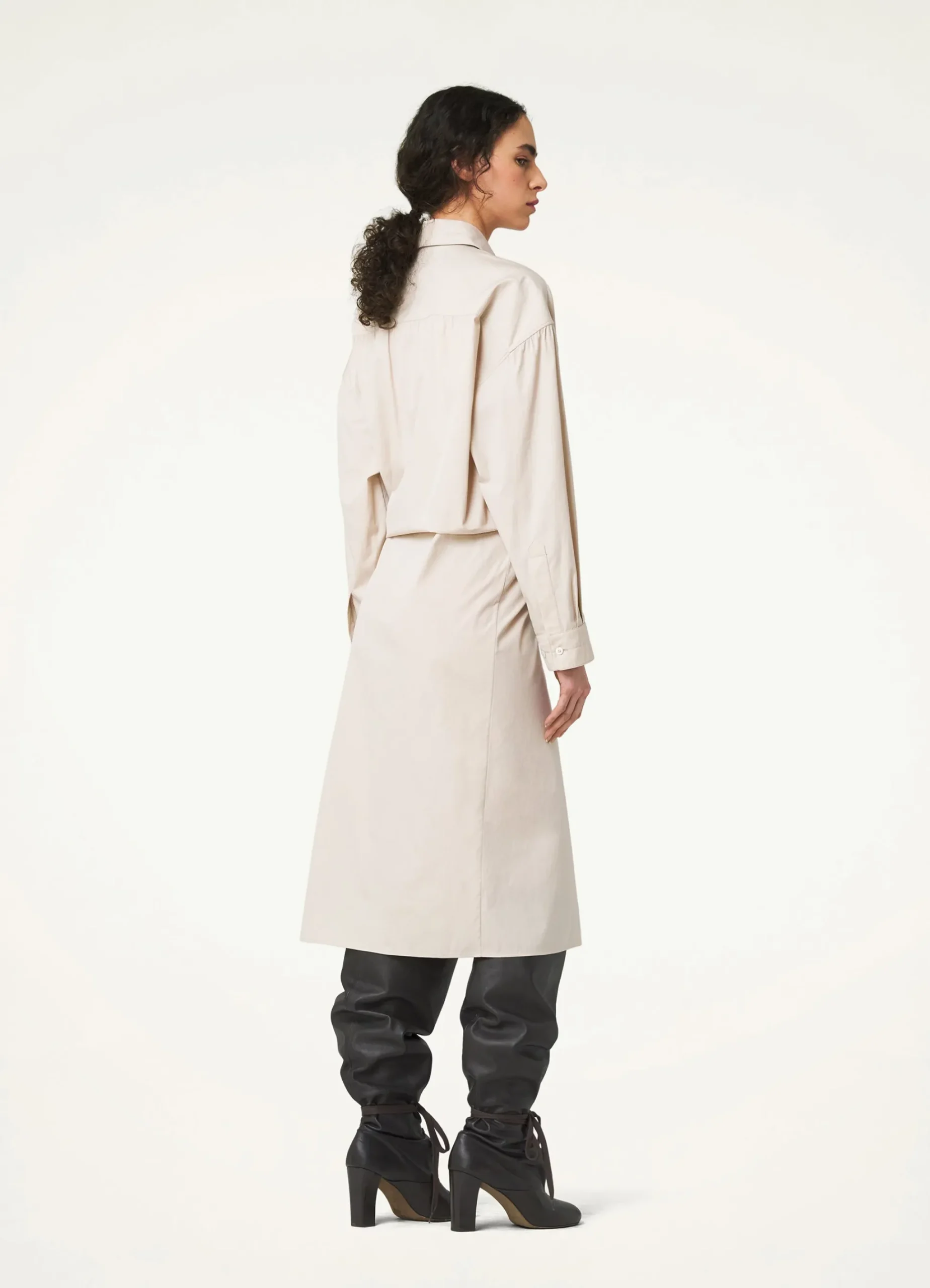 Clearance ROBE TWISTED À COL DROIT Femme Robes