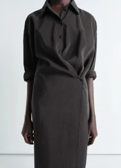Sale ROBE TWISTED À COL DROIT Femme Robes