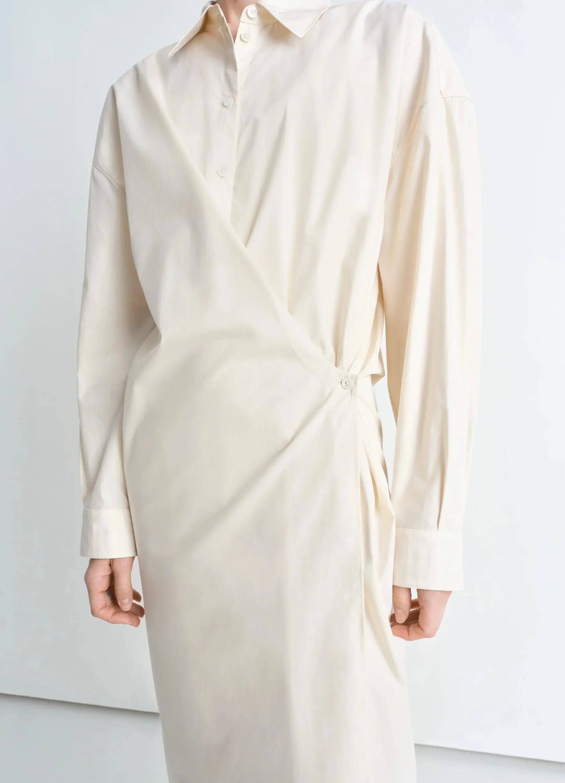 Sale ROBE TWISTED À COL DROIT Femme Robes