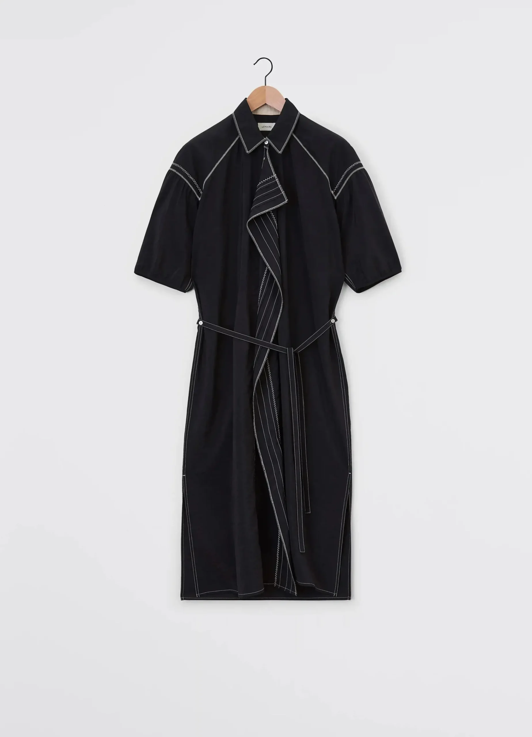 Best Sale ROBE-CHEMISE ASYMÉTRIQUE BRODÉE Femme Robes