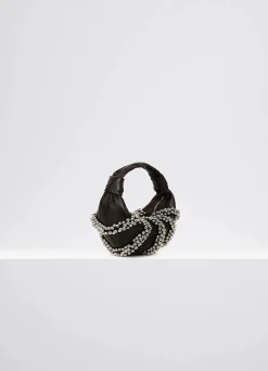Shop SAC FORTUNE CROISSANT MINI MODÈLE À CLOCHETTES Femme Ligne Fortune Croissant|Ligne Croissant