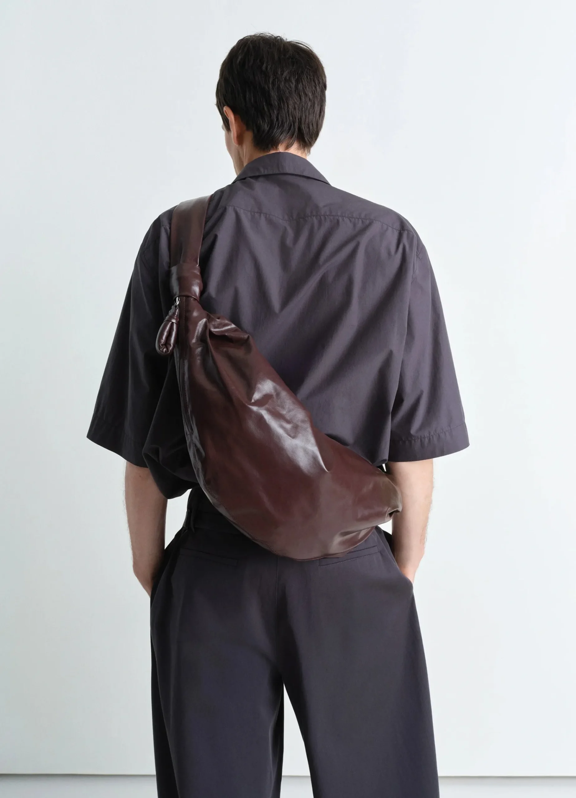 Store SAC SOFT CROISSANT MOYEN MODÈLE Femme Ligne Croissant|Ligne Croissant