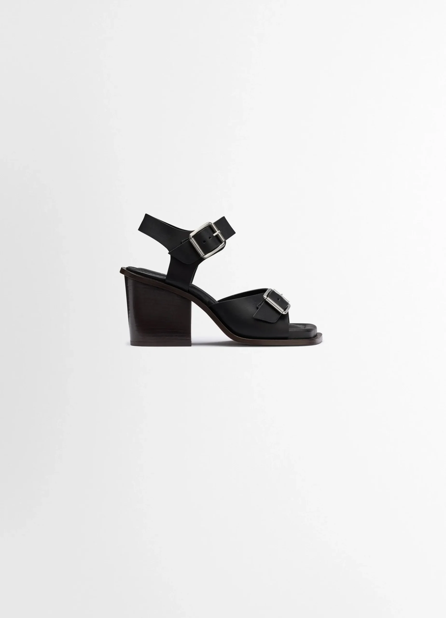 Online SANDALES AVEC BRIDES ET TALONS CARRÉS DE 80MM Femme Chaussures