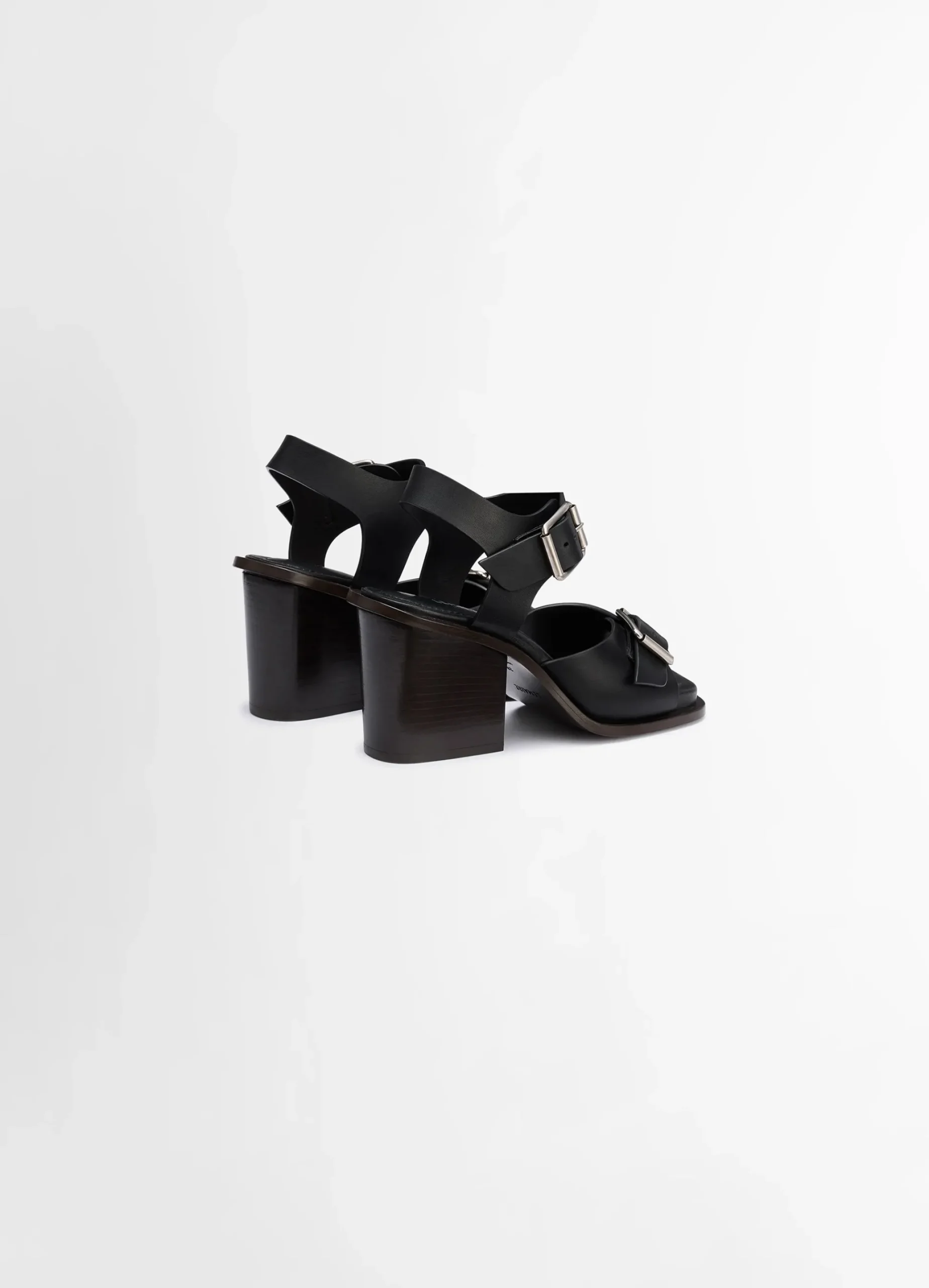 Online SANDALES AVEC BRIDES ET TALONS CARRÉS DE 80MM Femme Chaussures
