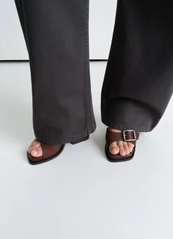 Online SANDALES AVEC BRIDES ET TALONS CARRÉS DE 80MM Femme Chaussures