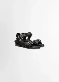 Store SANDALES AVEC BRIDES ET TALONS CARRÉS DE 35MM Femme Chaussures