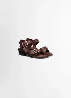 Sale SANDALES AVEC BRIDES ET TALONS CARRÉS DE 35MM Femme Chaussures