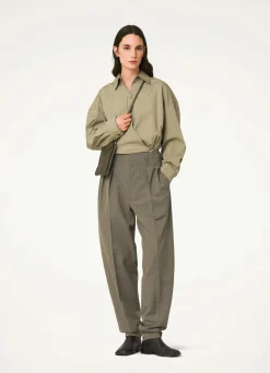 Discount STRAIGHT COLLAR TWISTED SHIRT Femme Chemises