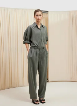Discount STRAIGHT COLLAR TWISTED SHIRT Femme Chemises