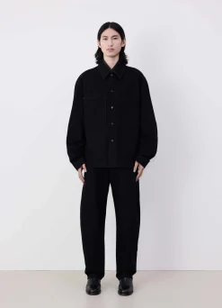 Best Sale SURCHEMISE À MANCHES TWISTED Homme Denim|Chemises