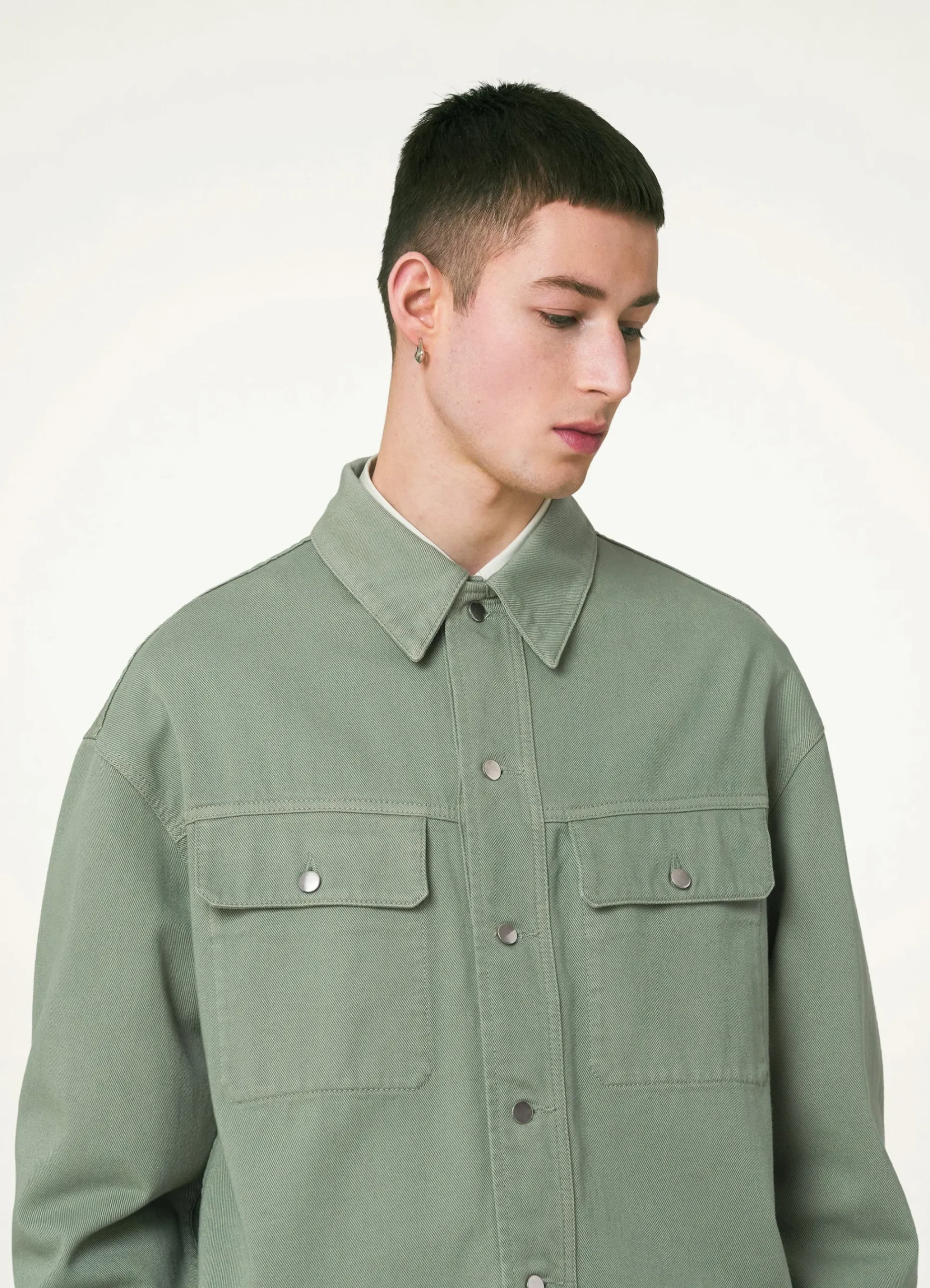 Clearance SURCHEMISE TRUCKER Homme Denim|Vestes & Outerwear
