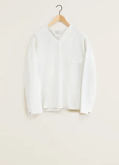 Shop TOP À COL V ET MANCHES LONGUES Homme Hauts
