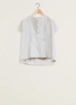 Discount TOP À MANCHES COURTES ET BOUTONS-PRESSION Femme Hauts