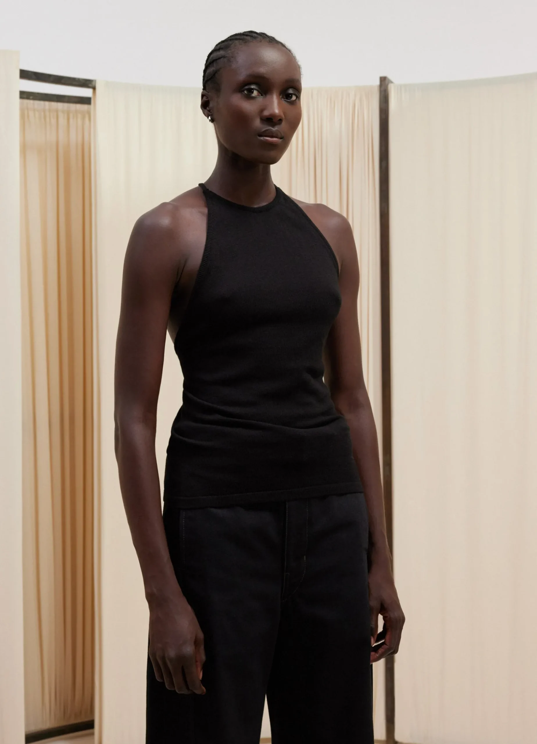 New TOP DOS NU Femme Hauts