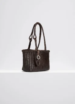 Best TOTE BAG CHEVRON EN CUIR PETIT MODÈLE Femme Autres Sacs|Autres Sacs