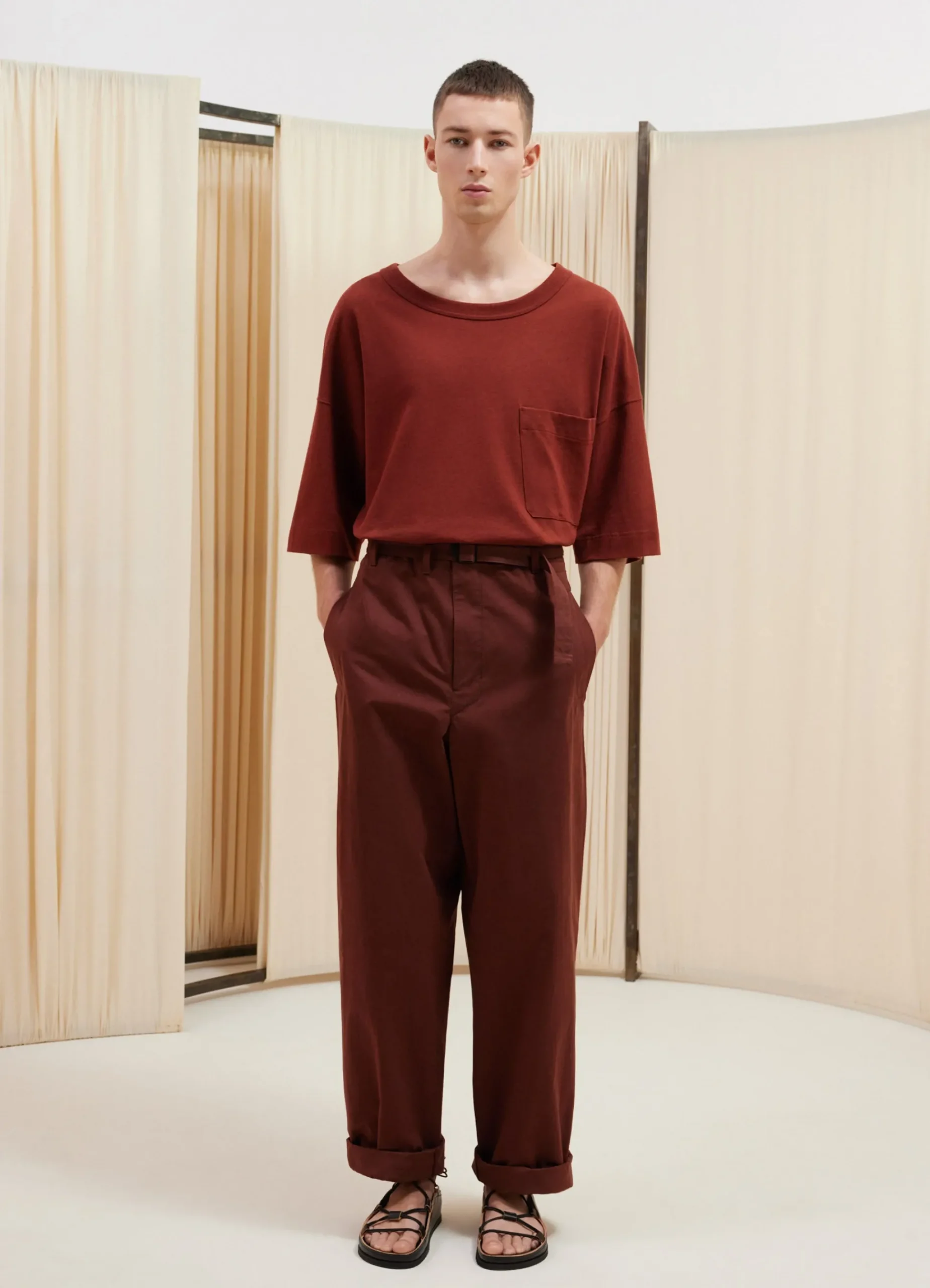 Outlet T-SHIRT BOXY Homme Hauts