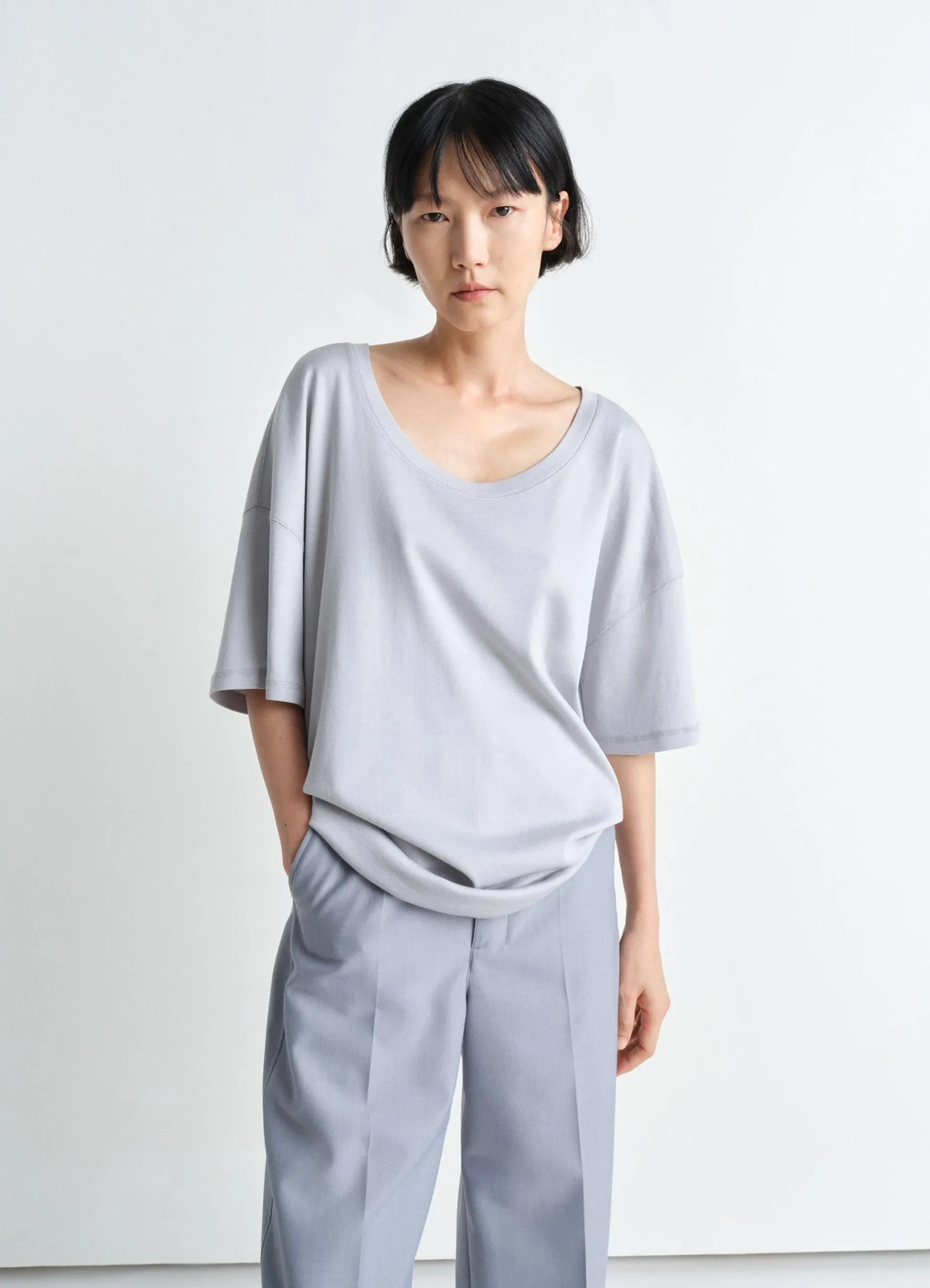 Fashion T-SHIRT CÔTELÉ Femme Hauts