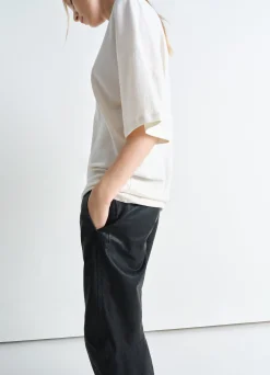 New T-SHIRT CÔTELÉ Femme Hauts