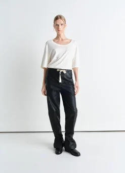 New T-SHIRT CÔTELÉ Femme Hauts