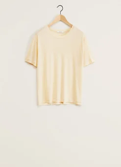 Best Sale T-SHIRT SOUPLE À MANCHES COURTES Femme Hauts|Hauts