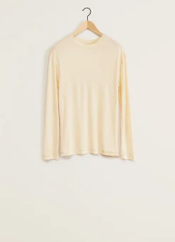 Cheap T-SHIRT SOUPLE À MANCHES LONGUES Femme Hauts|Hauts