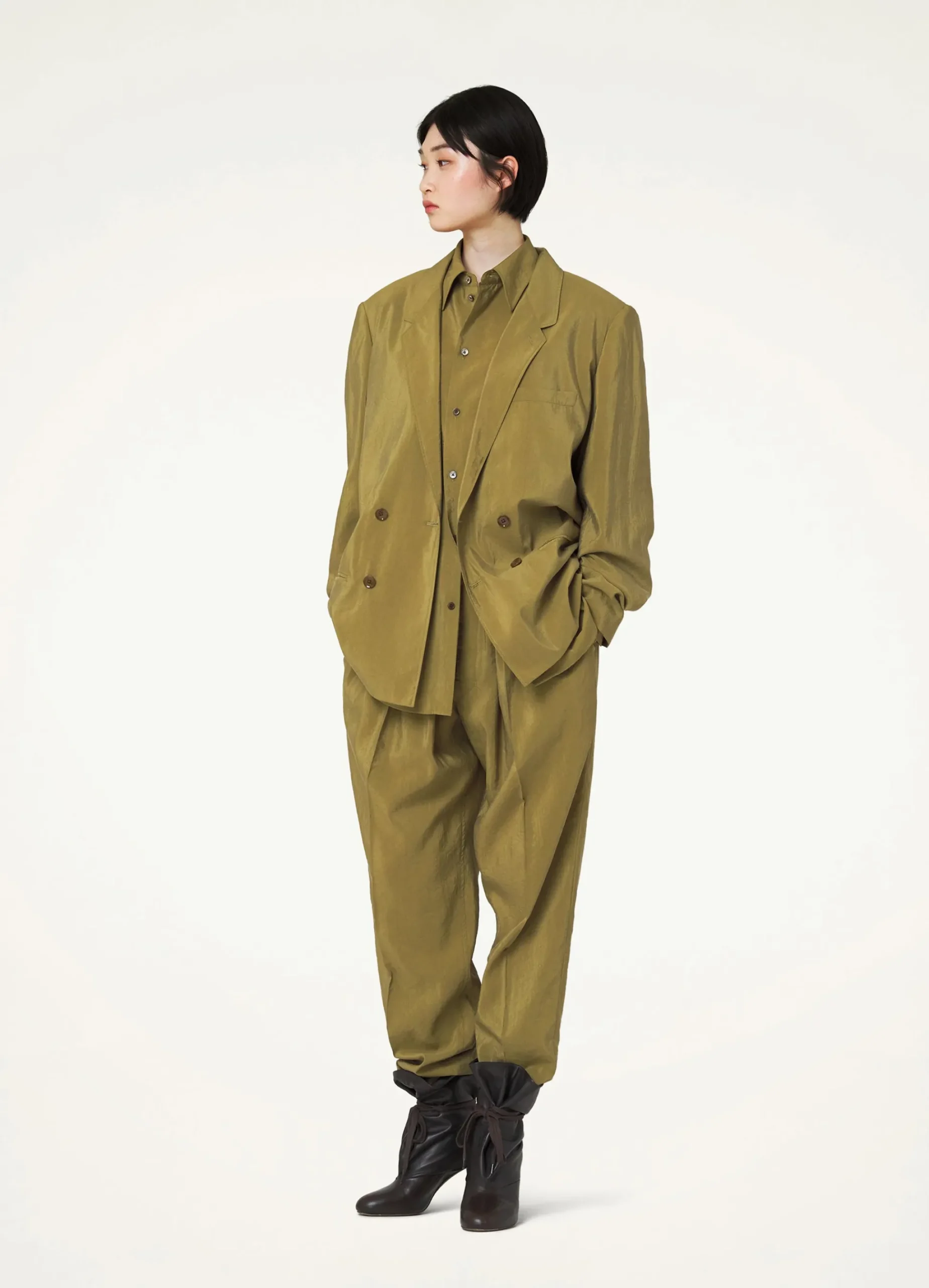 Store VESTE À DOUBLE BOUTONNAGE SOUPLE Femme Vestes & Outerwear