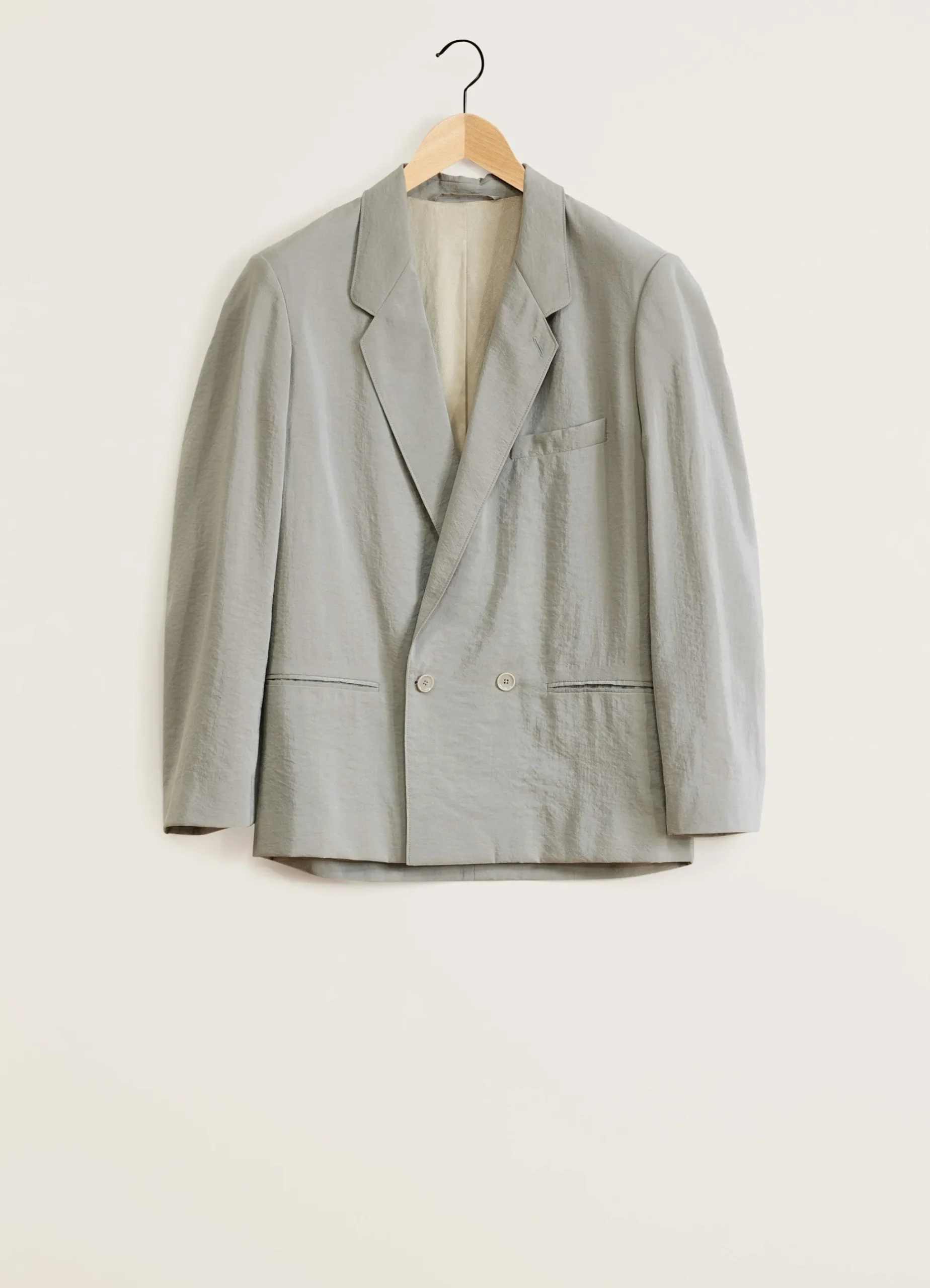 Store VESTE À DOUBLE BOUTONNAGE EN SOIE SÈCHE Femme Vestes & Outerwear