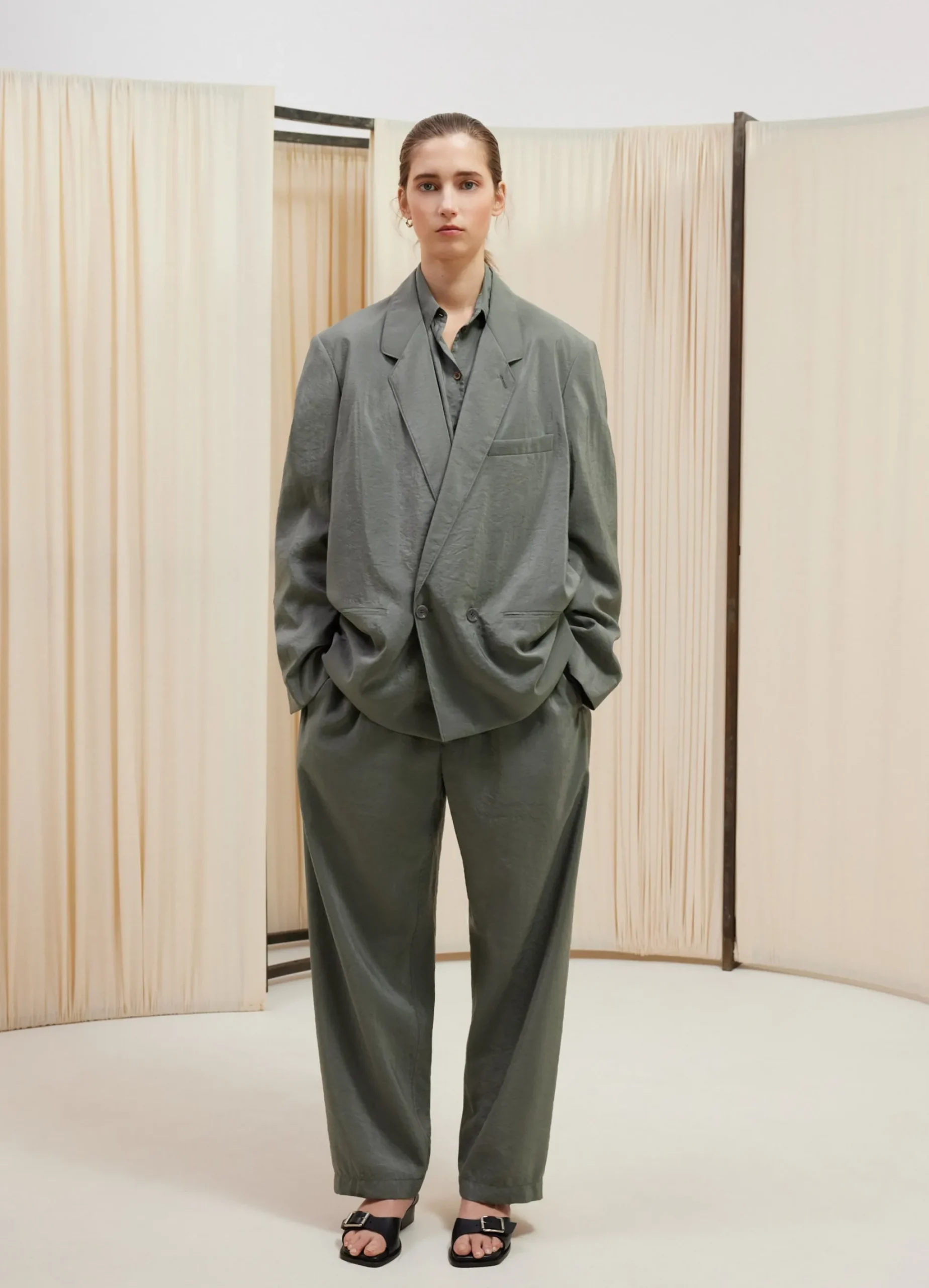 Best VESTE À DOUBLE BOUTONNAGE EN SOIE SÈCHE Femme Vestes & Outerwear