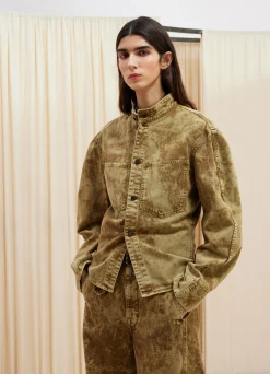 New VESTE À MANCHES INCURVÉES Femme Denim|Vestes & Outerwear