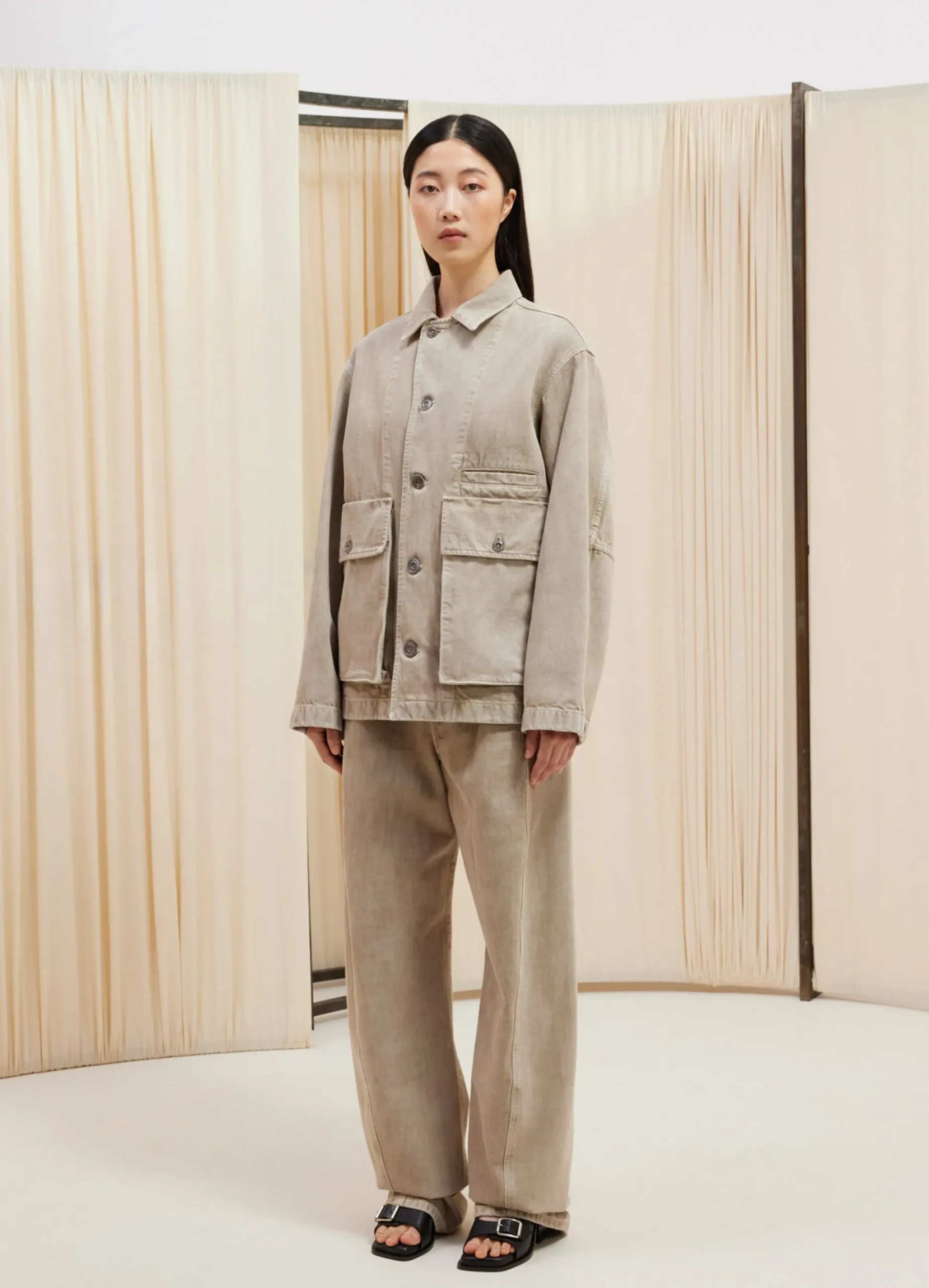 Shop VESTE BOXY Femme Denim|Vestes & Outerwear