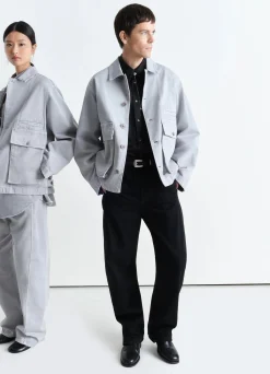 Clearance VESTE BOXY Femme Denim|Vestes & Outerwear