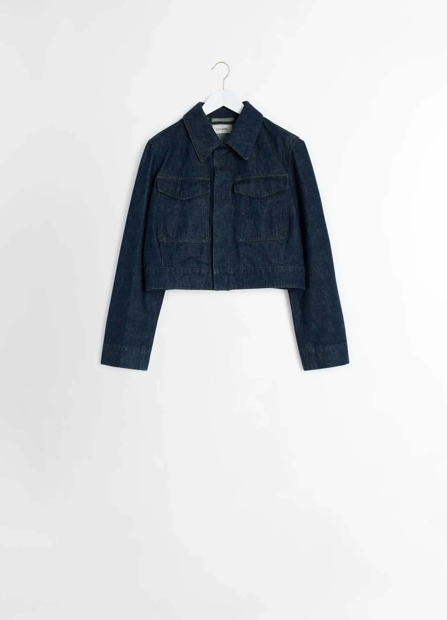 Shop VESTE COURTE À DEUX POCHES Femme Denim|Vestes & Outerwear