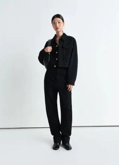 Store VESTE COURTE À DEUX POCHES Femme Vestes & Outerwear|Denim