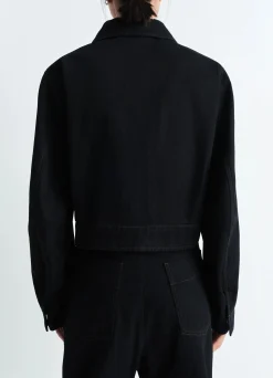 Store VESTE COURTE À DEUX POCHES Femme Vestes & Outerwear|Denim