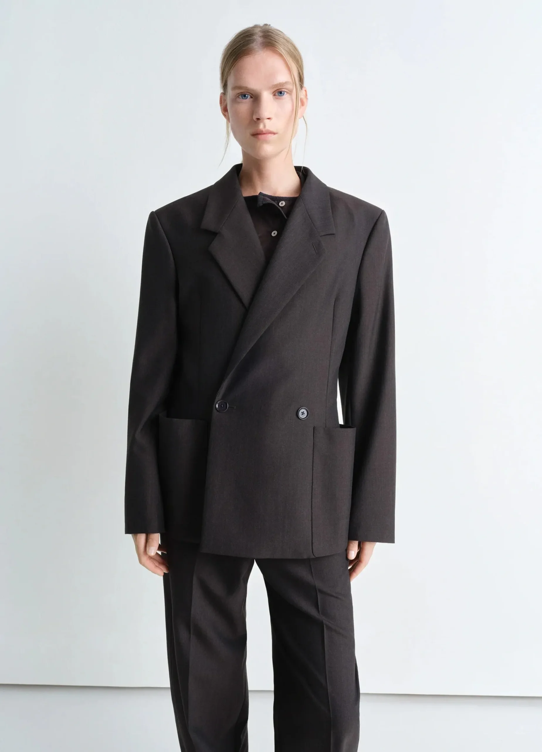 Sale VESTE TAILLEUR À DOUBLE BOUTONNAGE Femme Vestes & Outerwear